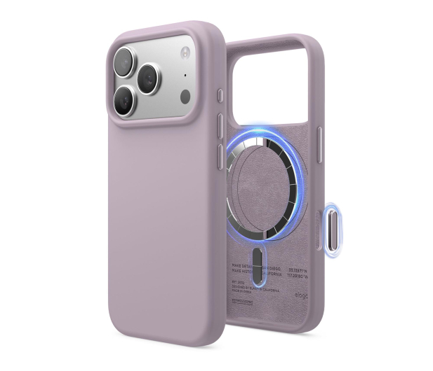 Elago Magsafe Silicon Case do iPhone 17 PRO Soft Purple - 1360505 - zdjęcie